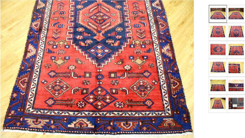 Antique Bijar Persian-Kurdish rug
